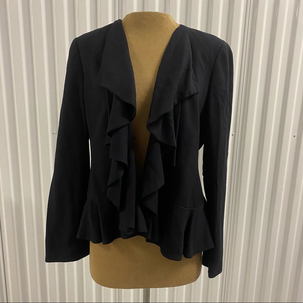 Lafayette 148 Ruffle Hem Blazer